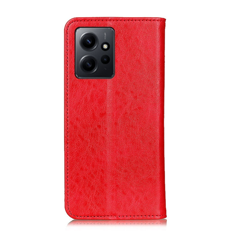 For Xiaomi Redmi Note 12 4G Global Magnetic Crazy Horse Texture Leather Phone Case