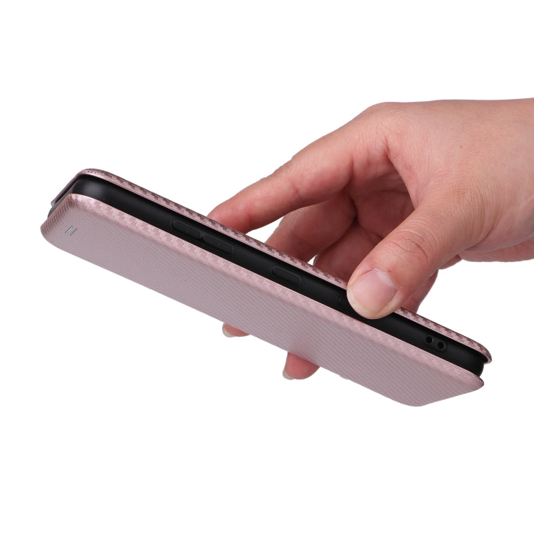 For Kyocera Digno SX3 KYG02 Carbon Fiber Texture Flip Leather Phone Case