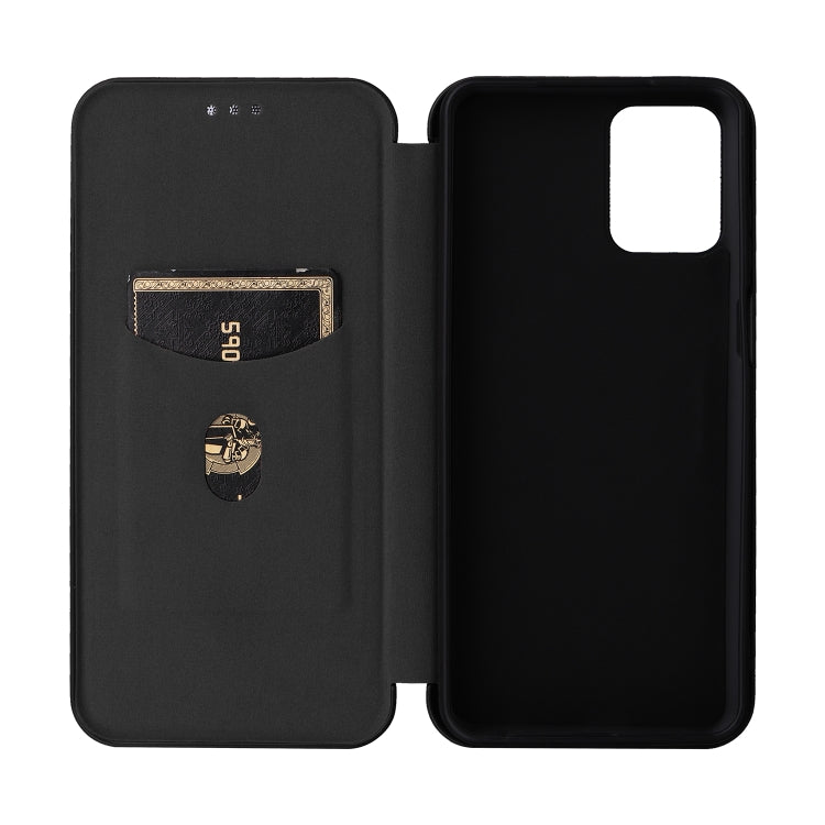 For Motorola Moto G Power 2023 Carbon Fiber Texture Flip Leather Phone Case