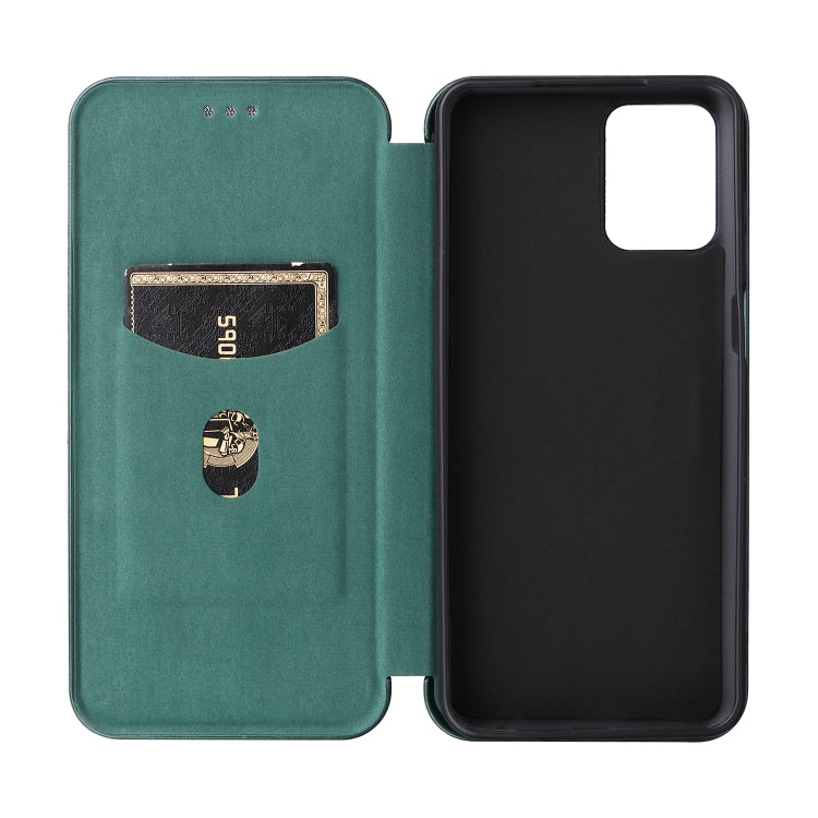 For Motorola Moto G Power 2023 Carbon Fiber Texture Flip Leather Phone Case