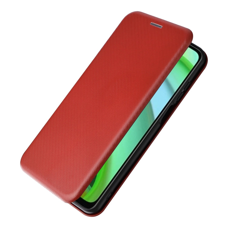 For Motorola Moto G Power 2023 Carbon Fiber Texture Flip Leather Phone Case