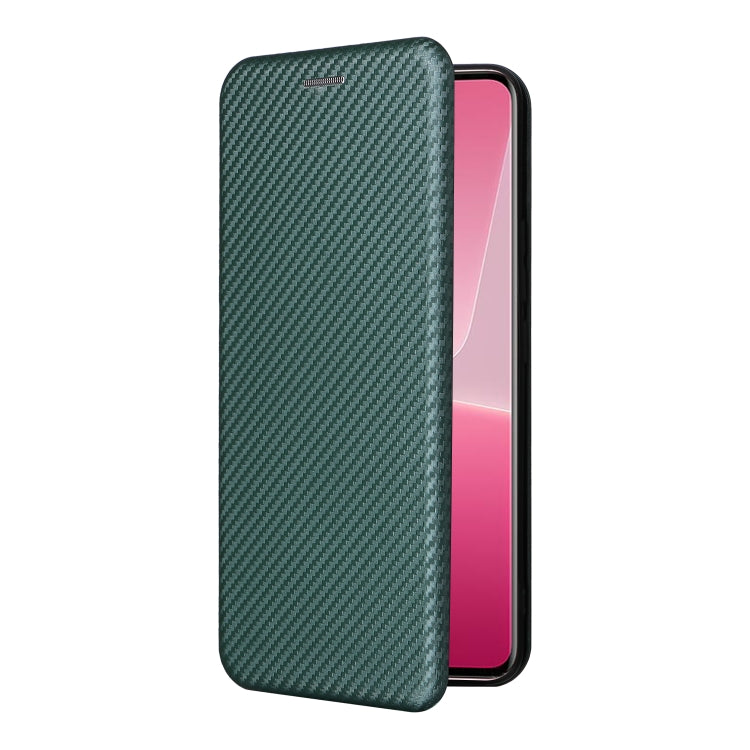 For Xiaomi 13 Lite Carbon Fiber Texture Flip Leather Phone Case