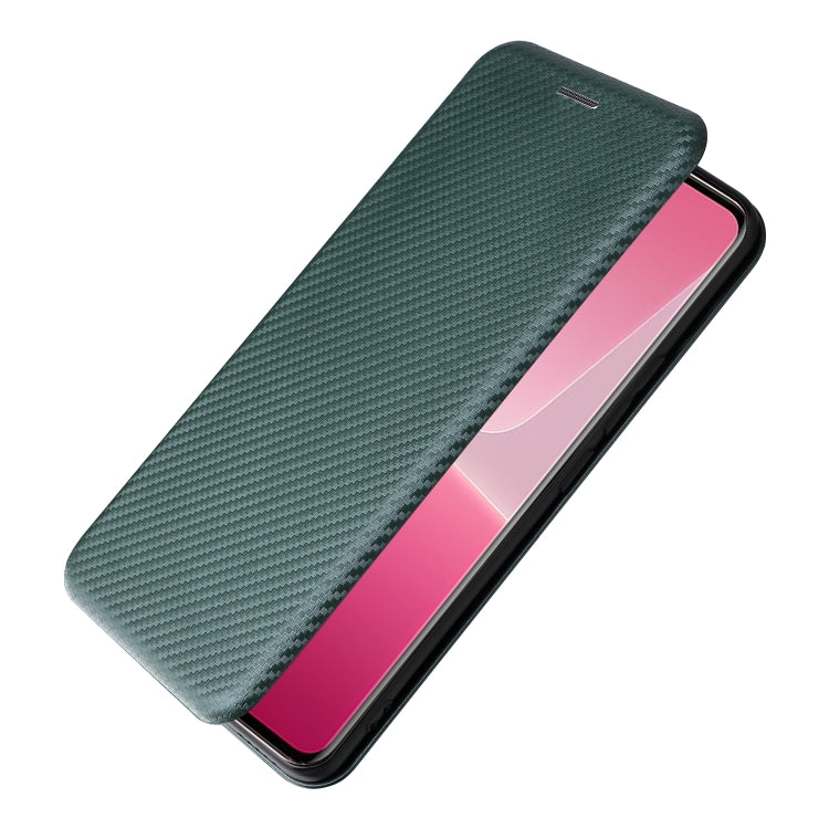 For Xiaomi 13 Lite Carbon Fiber Texture Flip Leather Phone Case