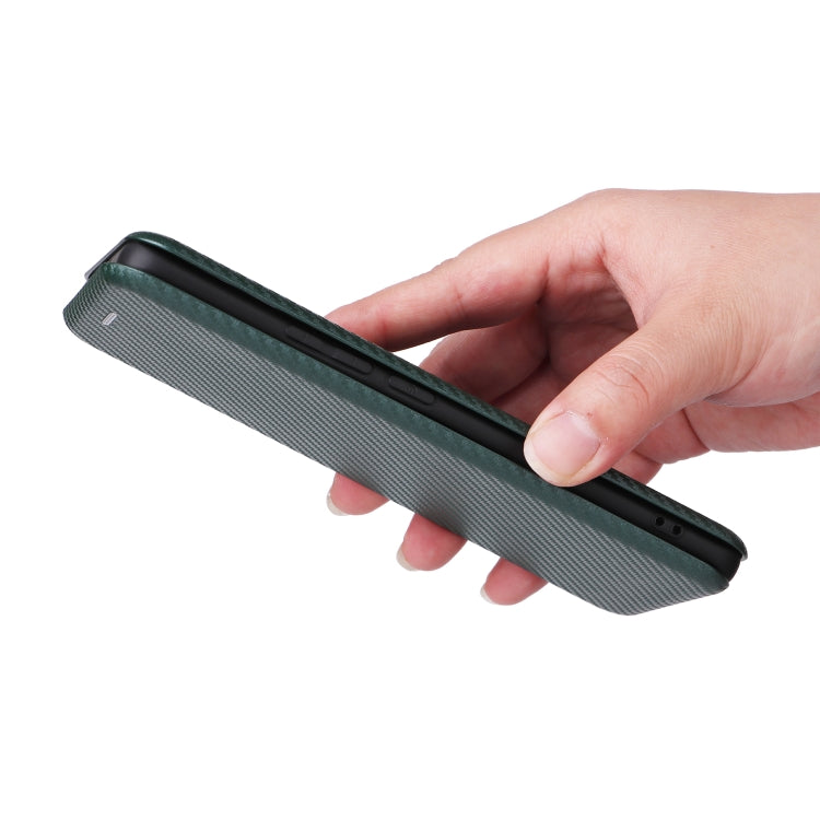 For Xiaomi 13 Lite Carbon Fiber Texture Flip Leather Phone Case