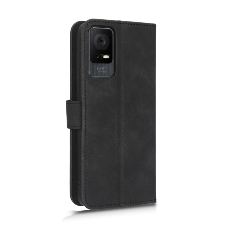 For TCL 408 Skin Feel Magnetic Flip Leather Phone Case