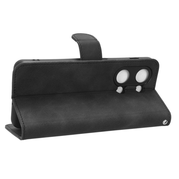 For OnePlus Ace 2V Skin Feel Magnetic Flip Leather Phone Case