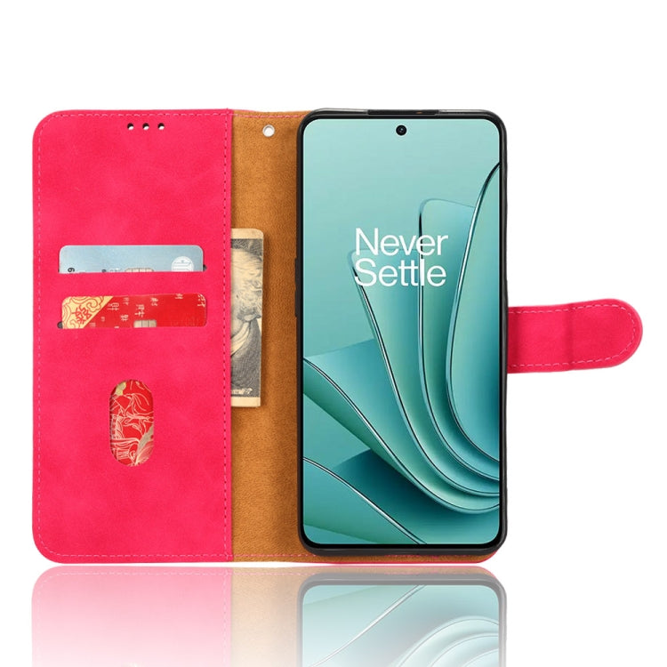 For OnePlus Ace 2V Skin Feel Magnetic Flip Leather Phone Case