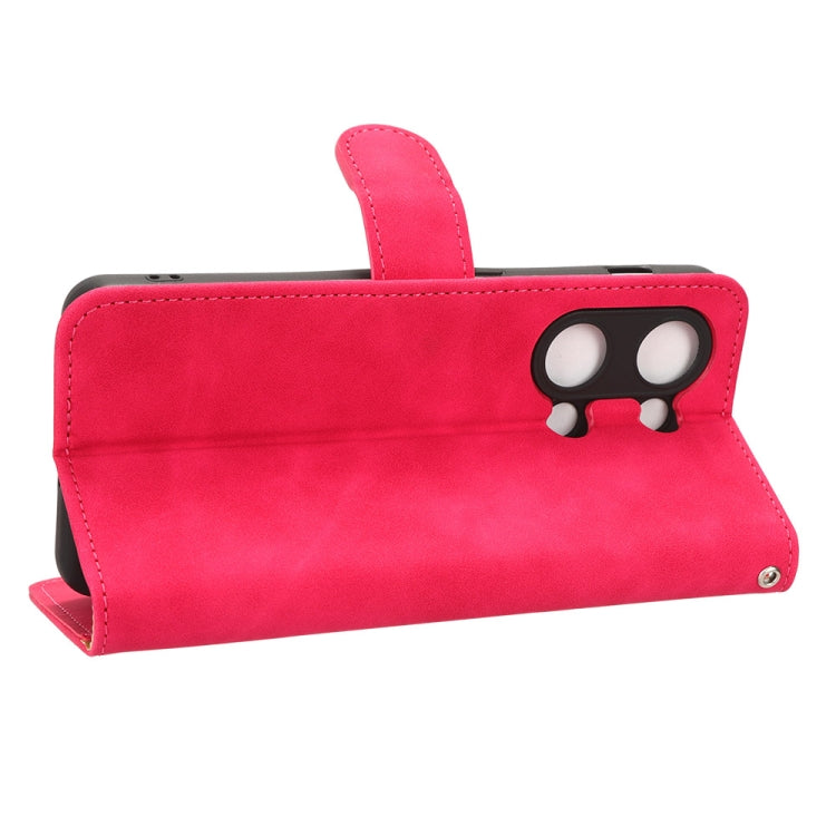 For OnePlus Ace 2V Skin Feel Magnetic Flip Leather Phone Case