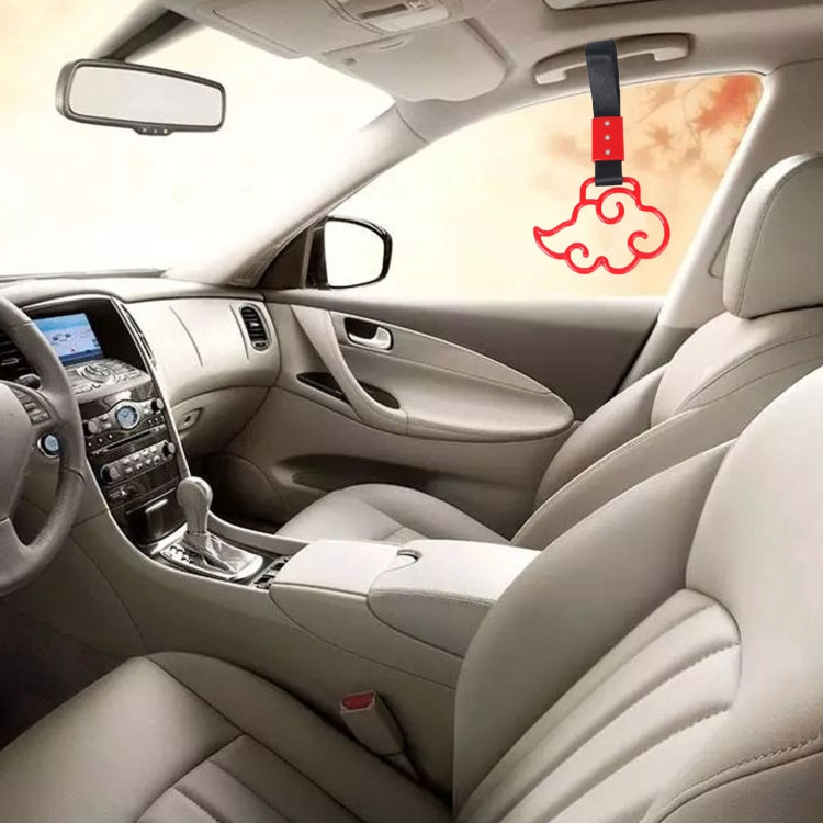 2pcs Car Rear Bumper Warning Hanging Ring Car Hand Pull Ring