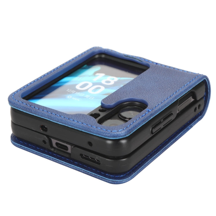 For OPPO Find N2 Flip Lambskin Leather Phone Case