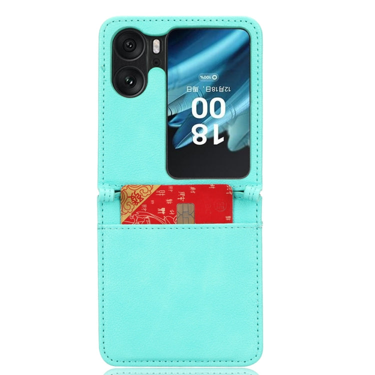 For OPPO Find N2 Flip Lambskin Leather Phone Case