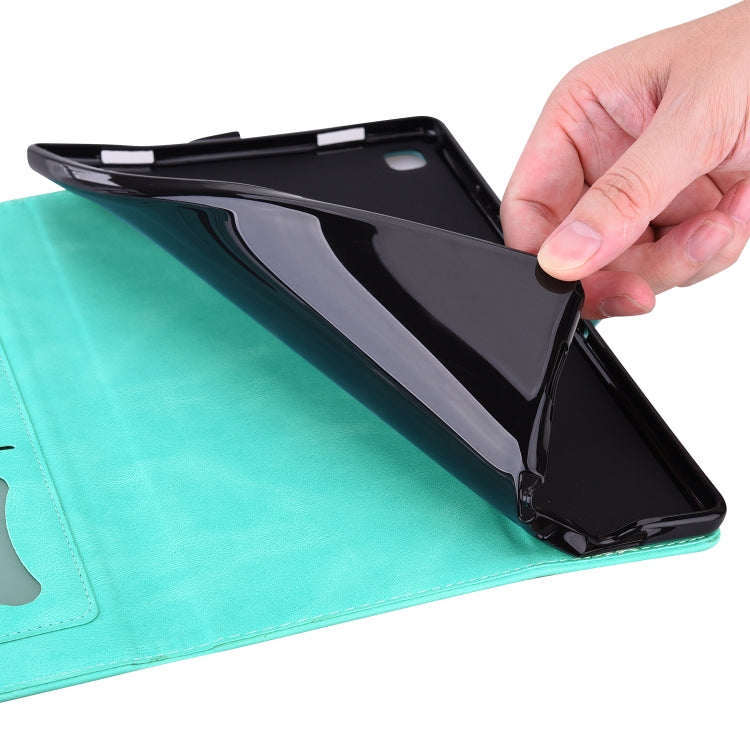 For Amazon Kindle Fire 7 2022 Love Butterfly Pattern Leather Tablet Case with Holder & Sleep