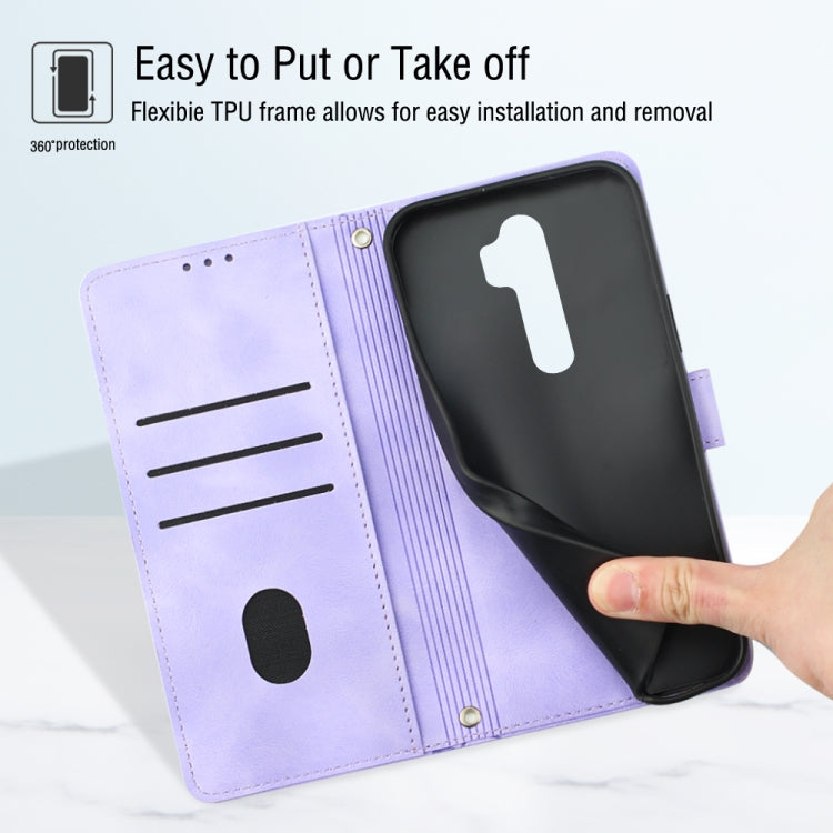 For OPPO A9 2020 / A5 2020 / A11X Skin-feel Embossed Leather Phone Case