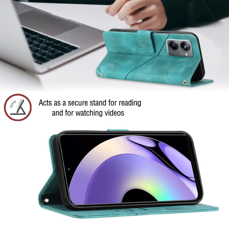 For Realme 10 Pro Skin-feel Embossed Leather Phone Case