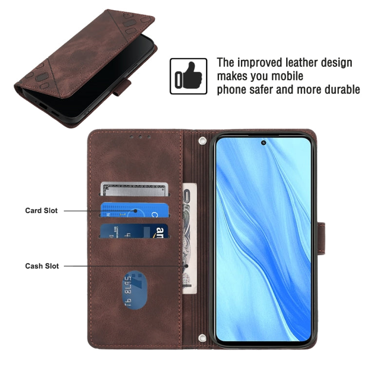 For Realme GT2 Explorer Master Skin-feel Embossed Leather Phone Case