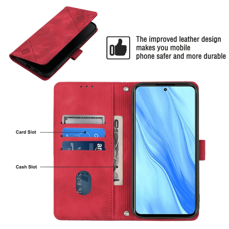 For Realme GT2 Explorer Master Skin-feel Embossed Leather Phone Case