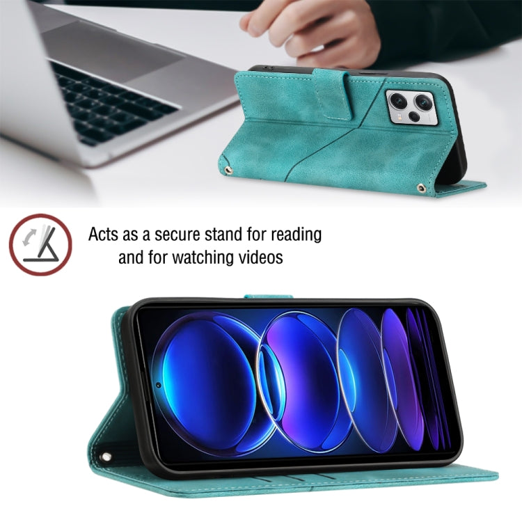 For Xiaomi Redmi Note 12 Pro+ Global / Redmi Note 12 Explorer Skin-feel Embossed Leather Phone Case