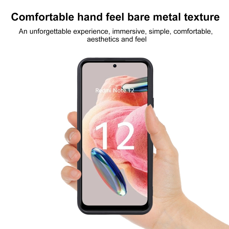 For Redmi Note 12 4G Global TPU Phone Case(Black)