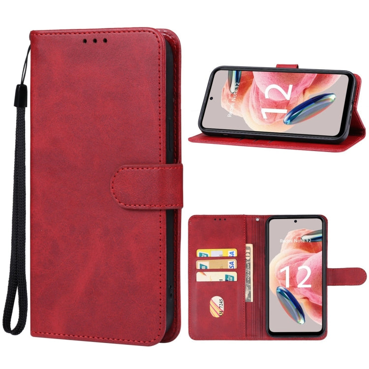 For Redmi Note 12 4G Global Leather Phone Case