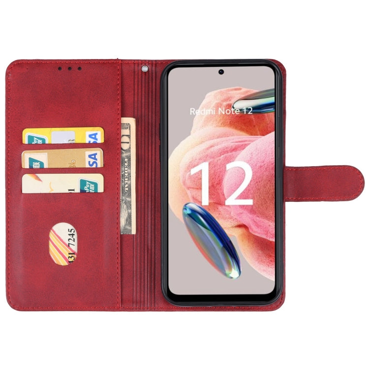 For Redmi Note 12 4G Global Leather Phone Case