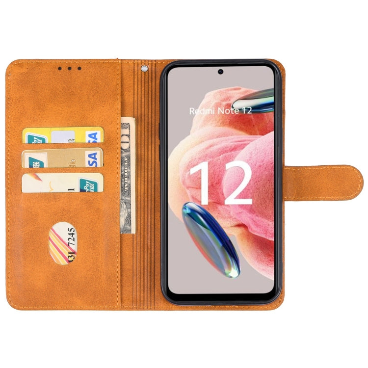 For Redmi Note 12 4G Global Leather Phone Case