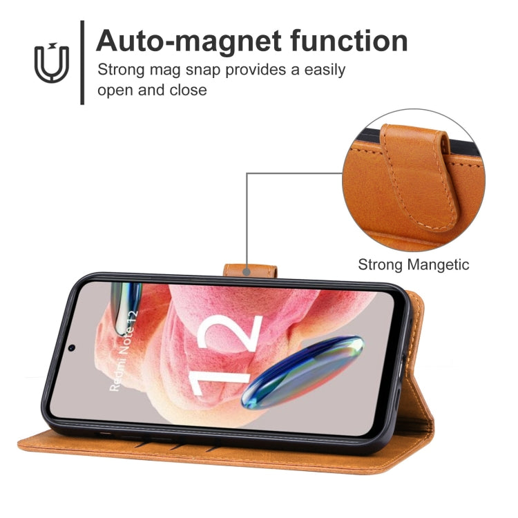 For Redmi Note 12 4G Global Leather Phone Case