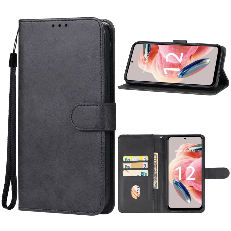 For Redmi Note 12 4G Global Leather Phone Case