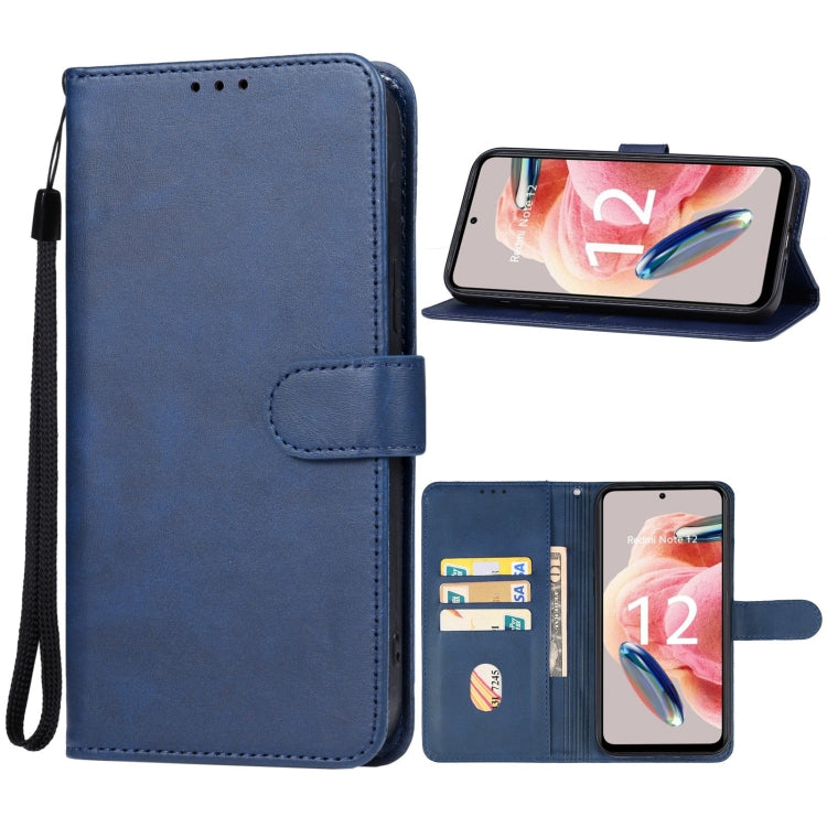 For Redmi Note 12 4G Global Leather Phone Case