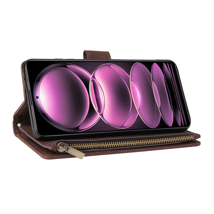 For Xiaomi Redmi Note 12 Pro 5G Global India / Note 12 Pro 5G Speed Edition / Poco X5 Pro Multifunctional Multi-Card Wallet Phone Leather Case