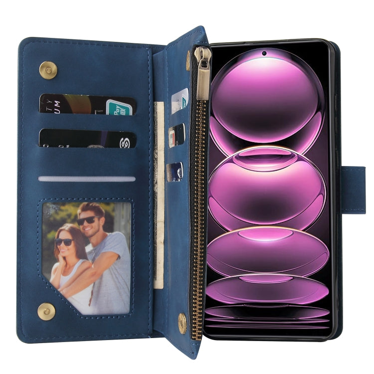 For Xiaomi Redmi Note 12 Pro 5G Global India / Note 12 Pro 5G Speed Edition / Poco X5 Pro Multifunctional Multi-Card Wallet Phone Leather Case