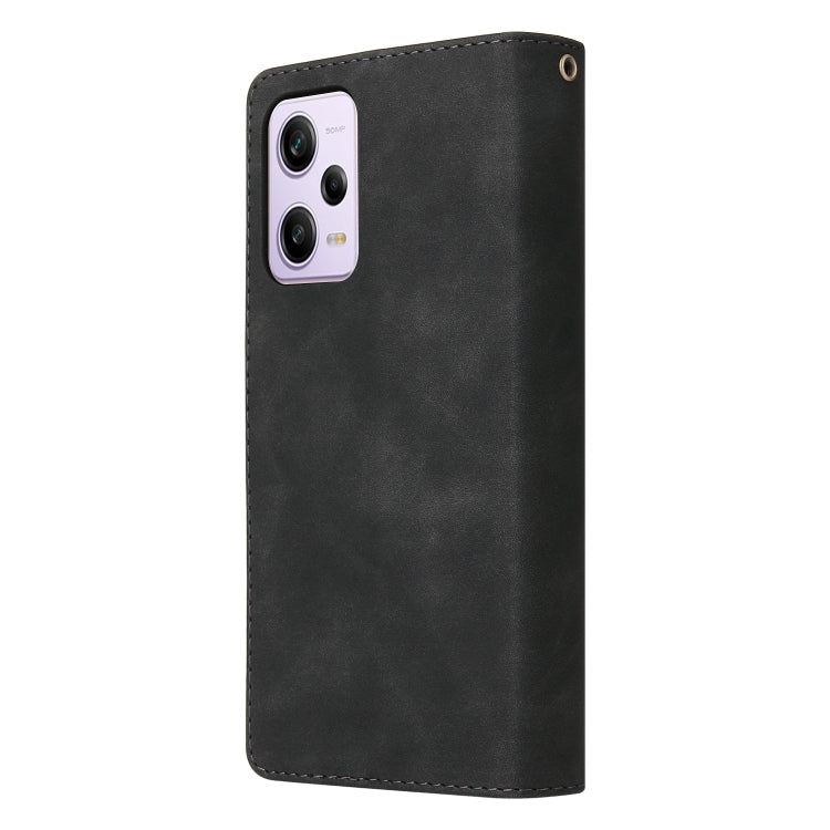 For Xiaomi Redmi Note 12 Pro 5G Global India / Note 12 Pro 5G Speed Edition / Poco X5 Pro Multifunctional Multi-Card Wallet Phone Leather Case