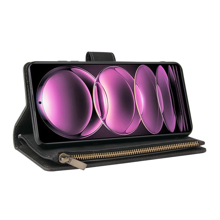 For Xiaomi Redmi Note 12 Pro 5G Global India / Note 12 Pro 5G Speed Edition / Poco X5 Pro Multifunctional Multi-Card Wallet Phone Leather Case