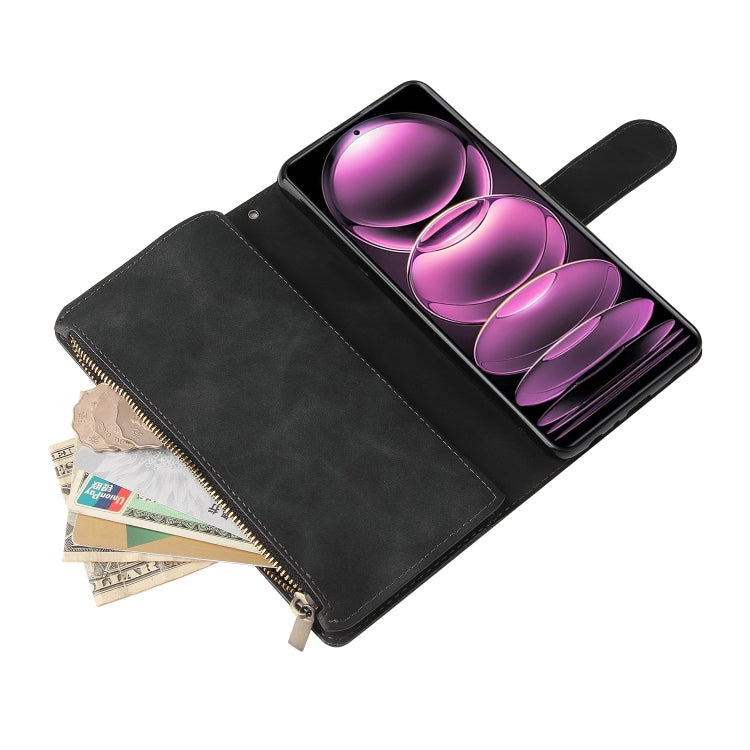 For Xiaomi Redmi Note 12 Pro 5G Global India / Note 12 Pro 5G Speed Edition / Poco X5 Pro Multifunctional Multi-Card Wallet Phone Leather Case