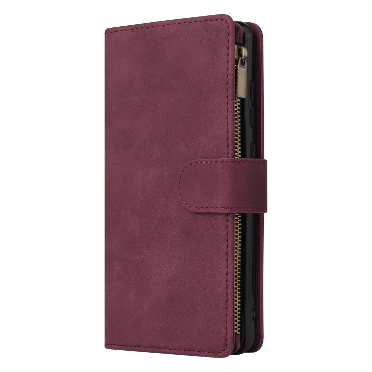 For Xiaomi Redmi Note 12 Pro+ 5G Global India / Note 12 Explorer Multifunctional Multi-Card Wallet Phone Leather Case
