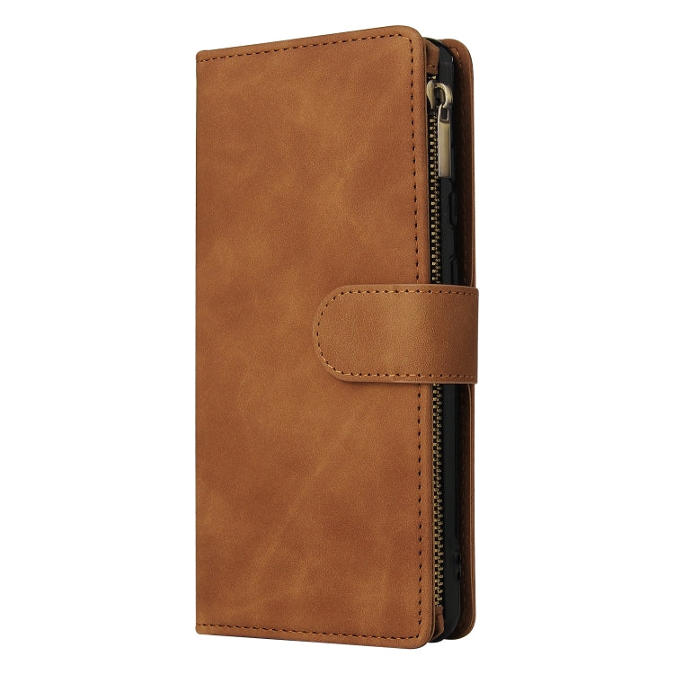 For Xiaomi Redmi Note 12 Pro+ 5G Global India / Note 12 Explorer Multifunctional Multi-Card Wallet Phone Leather Case