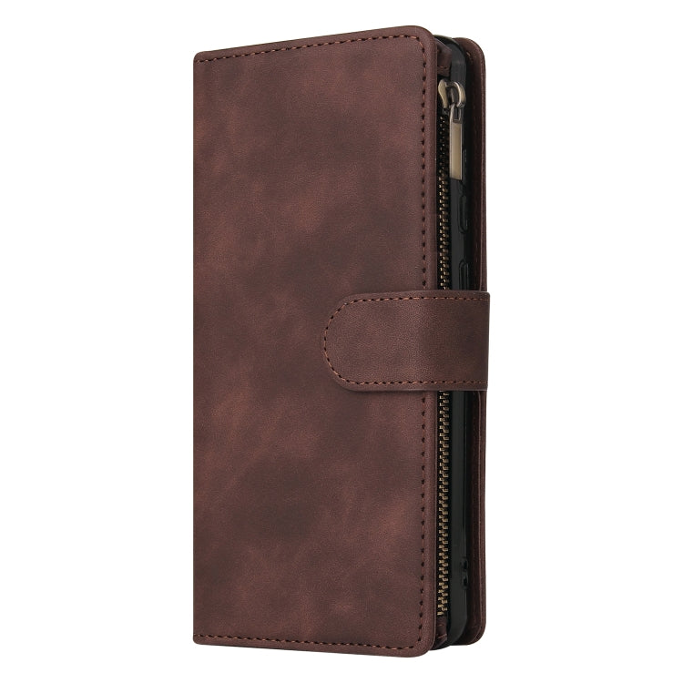 For Xiaomi Redmi Note 12 Pro+ 5G Global India / Note 12 Explorer Multifunctional Multi-Card Wallet Phone Leather Case