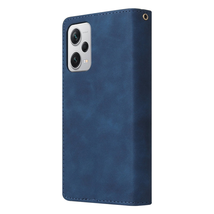 For Xiaomi Redmi Note 12 Pro+ 5G Global India / Note 12 Explorer Multifunctional Multi-Card Wallet Phone Leather Case