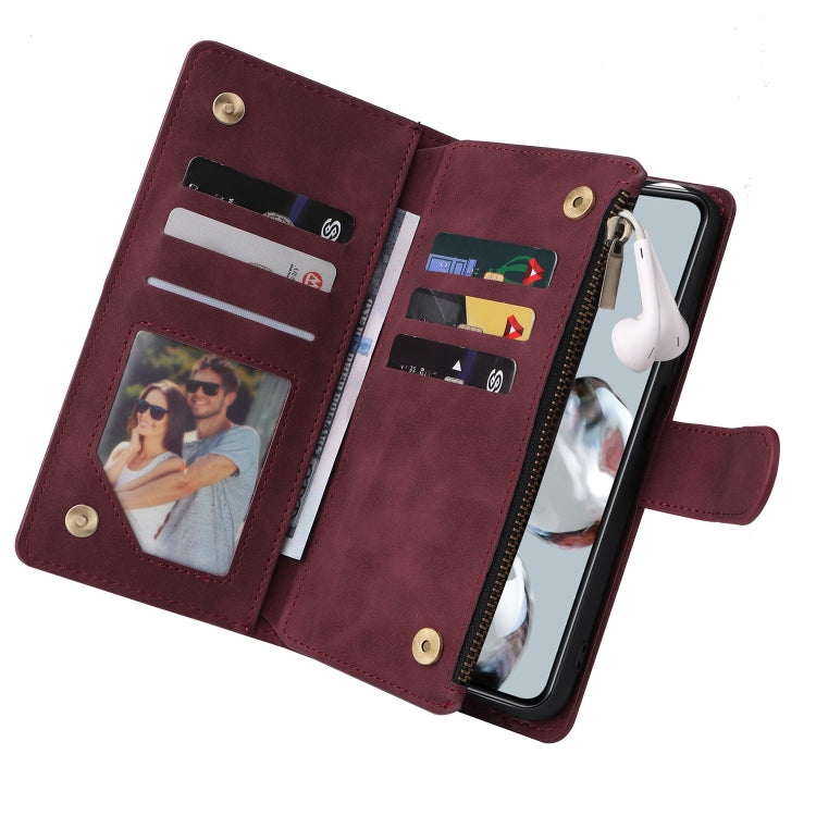 For Xiaomi 12T / 12T Pro Multifunctional Multi-Card Wallet Phone Leather Case