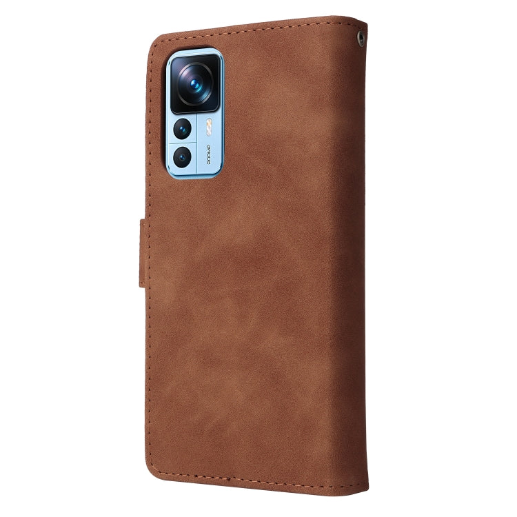 For Xiaomi 12T / 12T Pro Multifunctional Multi-Card Wallet Phone Leather Case