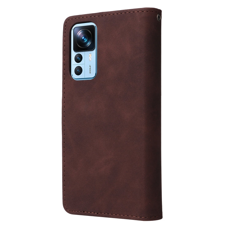 For Xiaomi 12T / 12T Pro Multifunctional Multi-Card Wallet Phone Leather Case