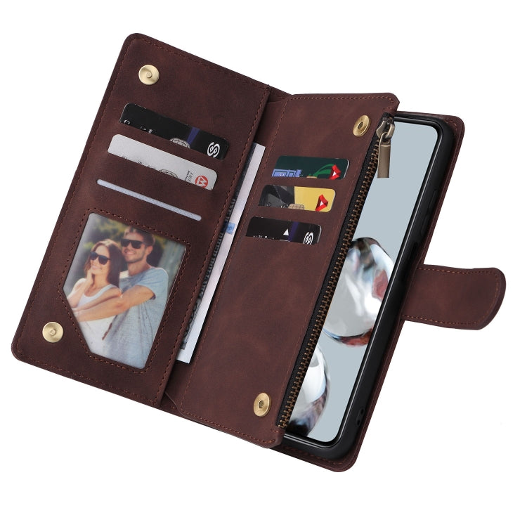 For Xiaomi 12T / 12T Pro Multifunctional Multi-Card Wallet Phone Leather Case