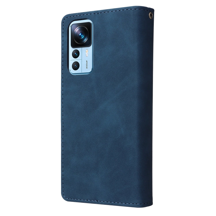 For Xiaomi 12T / 12T Pro Multifunctional Multi-Card Wallet Phone Leather Case