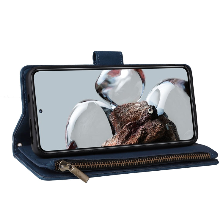 For Xiaomi 12T / 12T Pro Multifunctional Multi-Card Wallet Phone Leather Case