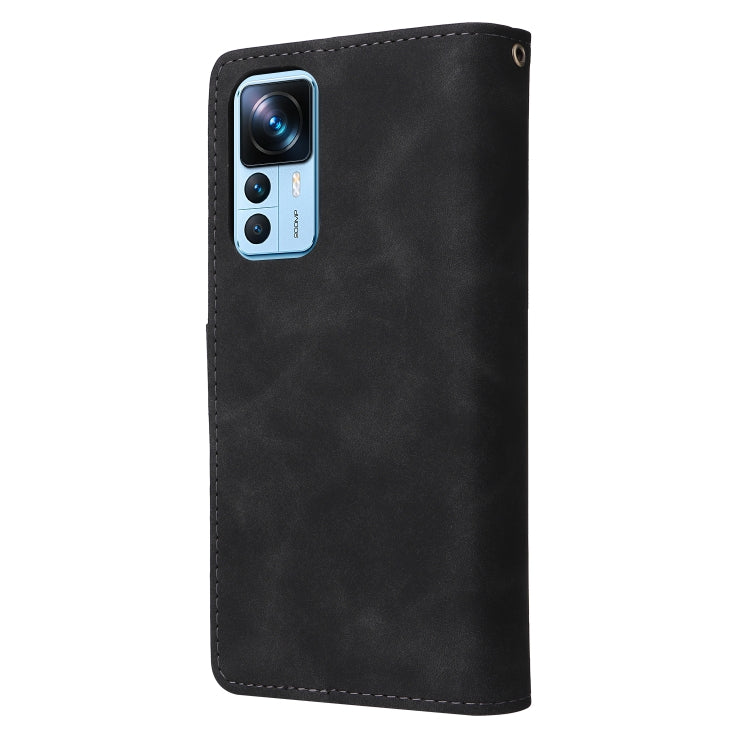 For Xiaomi 12T / 12T Pro Multifunctional Multi-Card Wallet Phone Leather Case