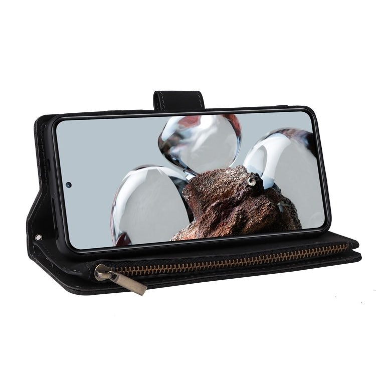 For Xiaomi 12T / 12T Pro Multifunctional Multi-Card Wallet Phone Leather Case