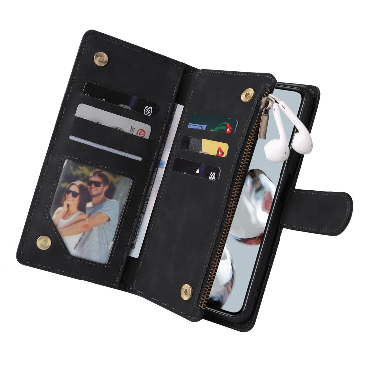 For Xiaomi 12T / 12T Pro Multifunctional Multi-Card Wallet Phone Leather Case