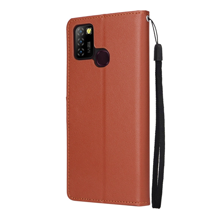 For Infinix Hot 10 Lite 3 Card Slots Multifunctional Leather Phone Case