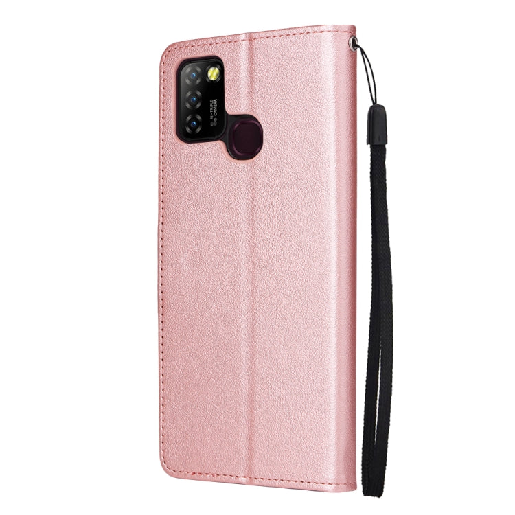 For Infinix Hot 10 Lite 3 Card Slots Multifunctional Leather Phone Case