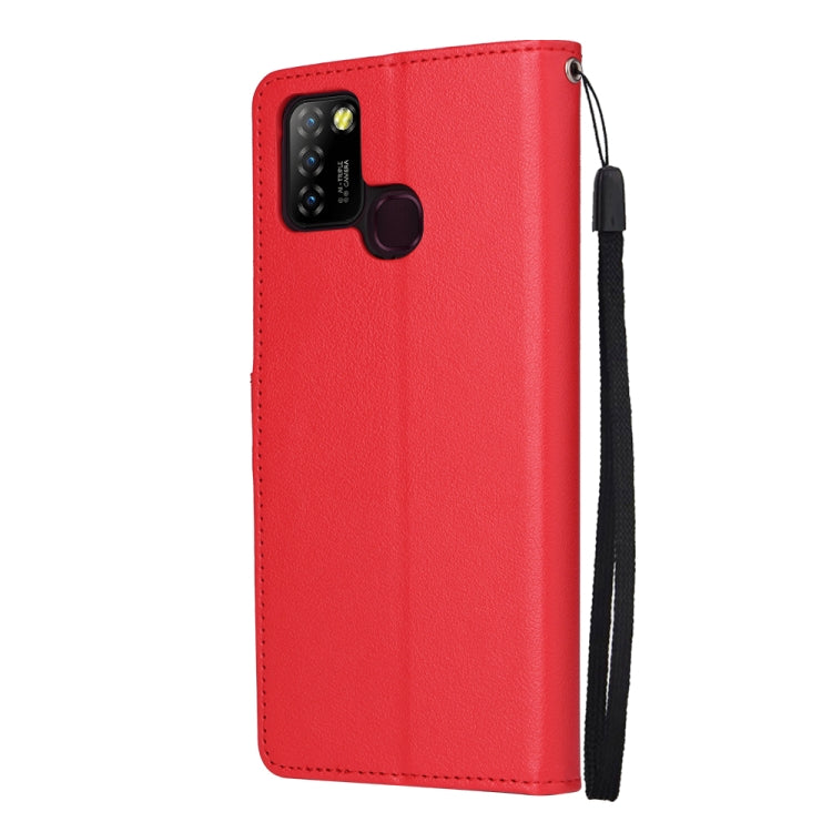 For Infinix Hot 10 Lite 3 Card Slots Multifunctional Leather Phone Case