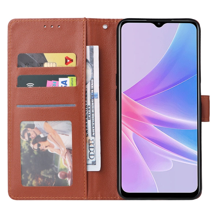 For OPPO A58 / A78 3 Card Slots Multifunctional Leather Phone Case